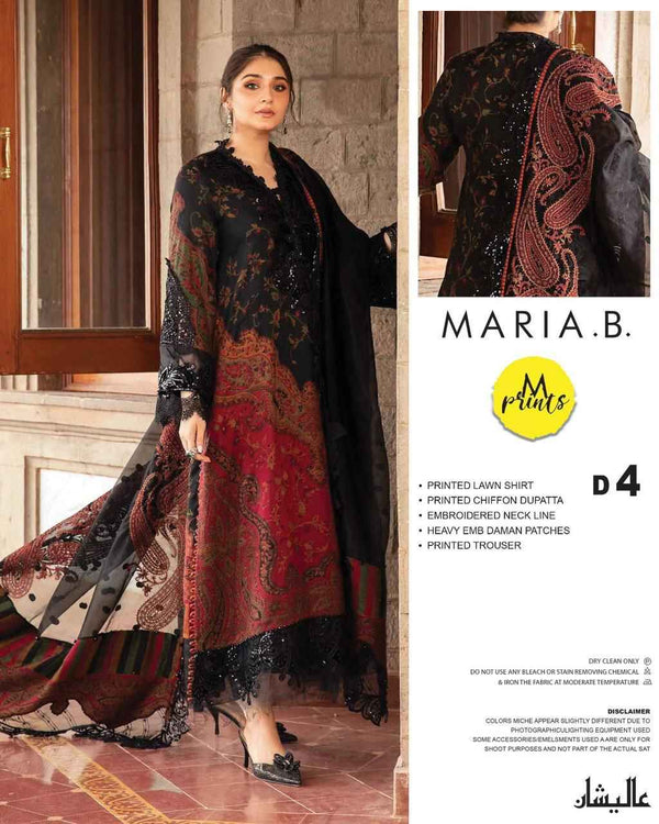 LUXURY COLLECTION OF MARIA B M PRINT LAWN AND CHIFFON